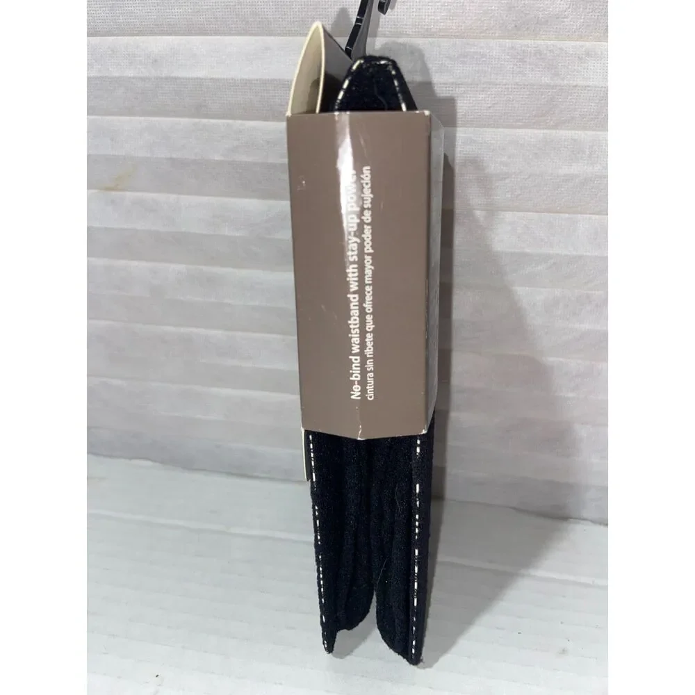 Secret Treasures 1 pair size 1 Fashion Tights Geometric Black Brand New!